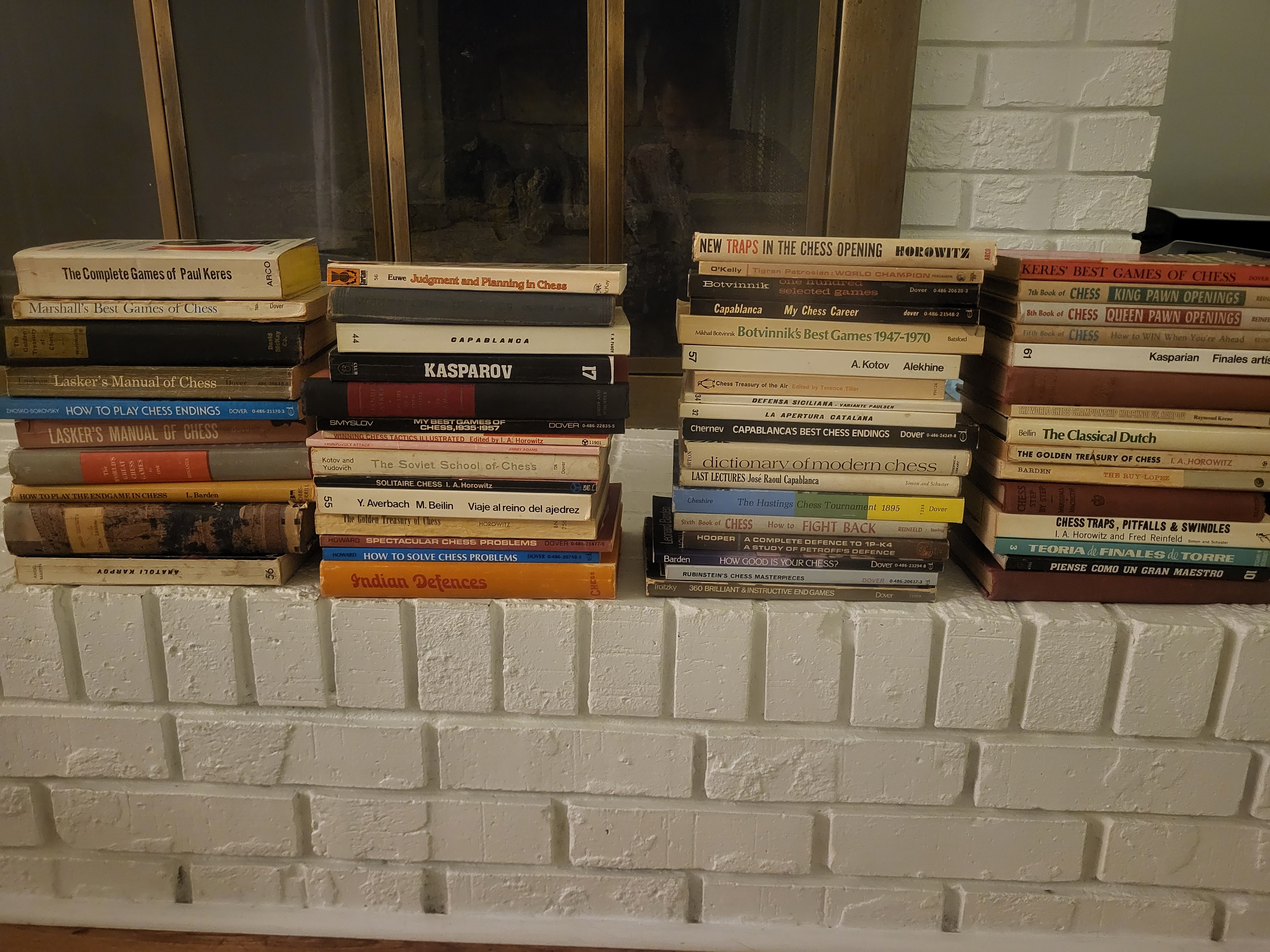 Durham Chess Club library donation: collection of chess book titles